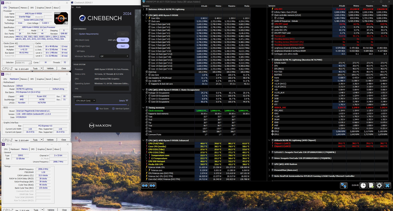 9950X CB24 2441 251,5W