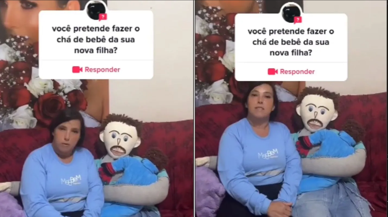 Mujer asegura que se embarazó de un muñeco de trapo