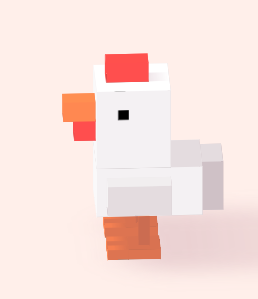 3D CSS Chicken Artwork Preview