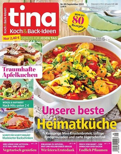 Tina Koch und Backideen Magazin No 09 September 2022
