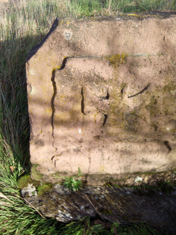 Sandsteinplatte aus dem Ersten Weltkrieg