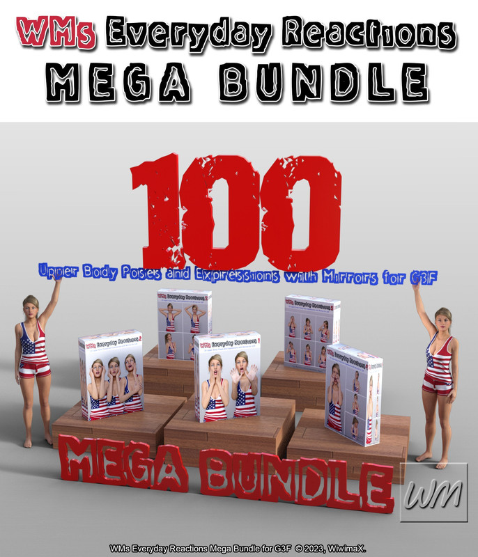 WMs Everyday Reactions MEGA BUNDLE for G3F