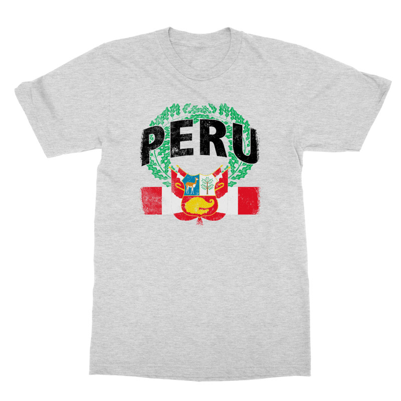Peru Proud Shield Peruvian Heritage Design Viva Peru Unisex T-Shirt