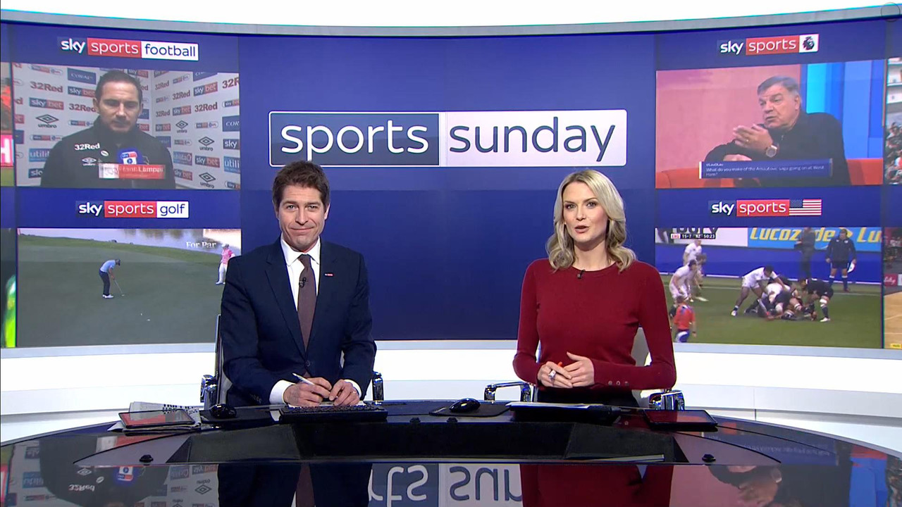 20 January - 12.00.00 - Sports Sunday. Stay in touch with the ne