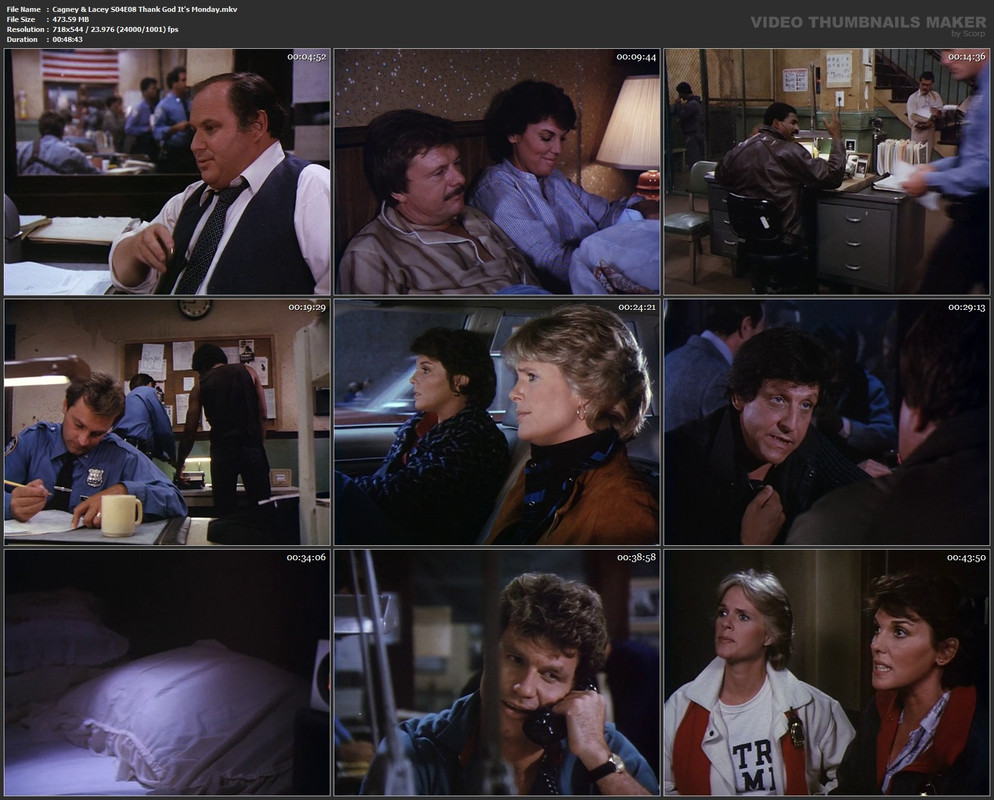 Cagney & Lacey S04E08 Thank God It's Monday.mkv