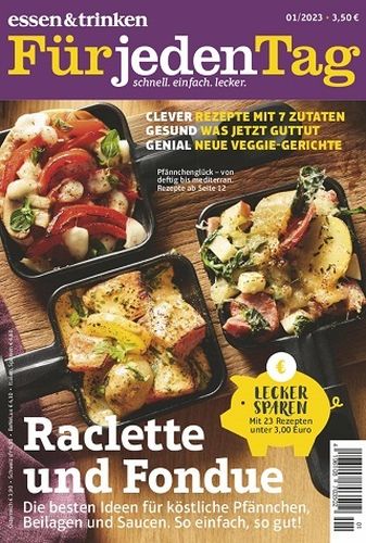 Cover: Essen und Trinken für jeden Tag Magazin No 01 Januar 2023