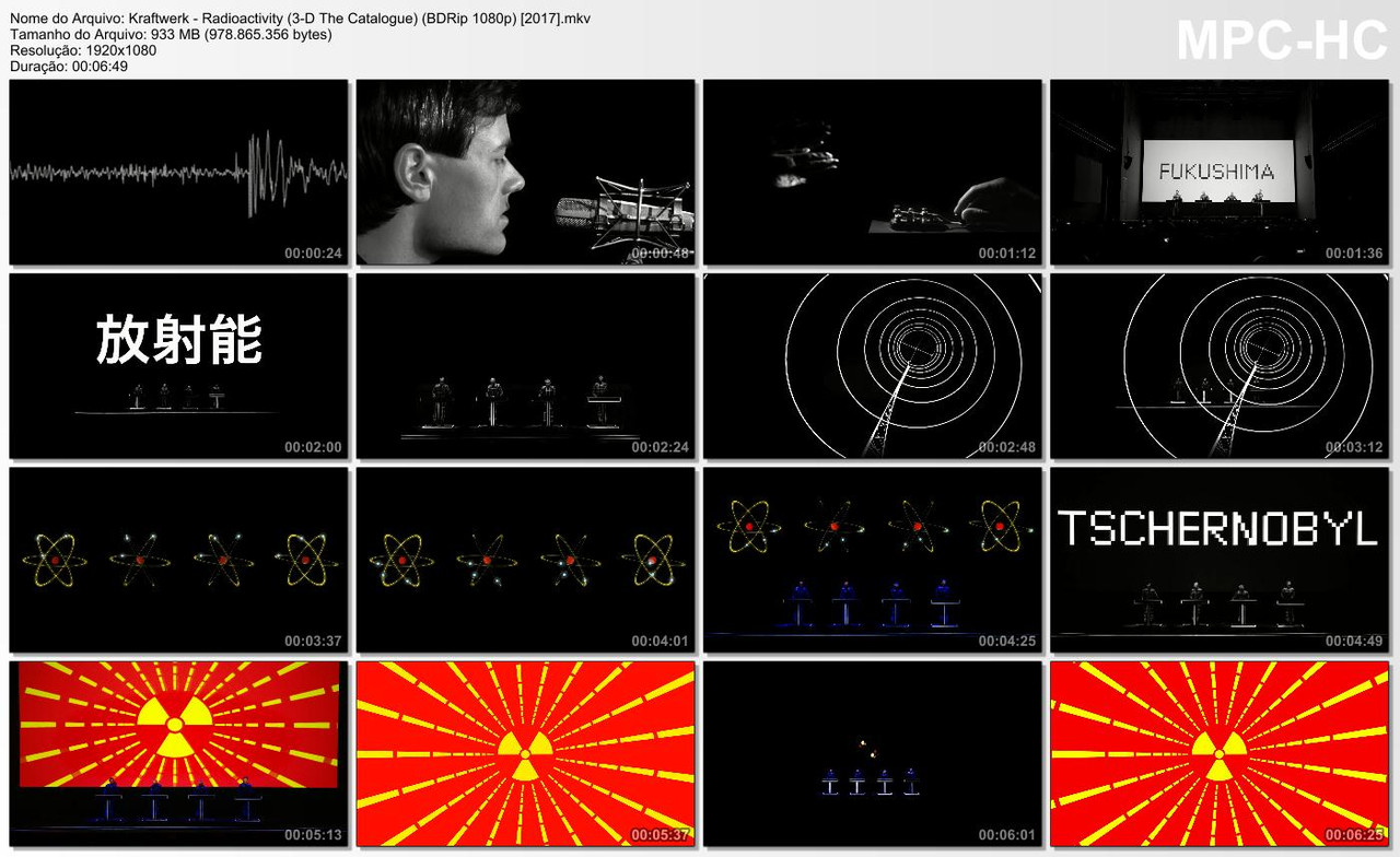 Kraftwerk - Radioactivity (3-D The Catalogue) (BDRip 1080p) [2017]