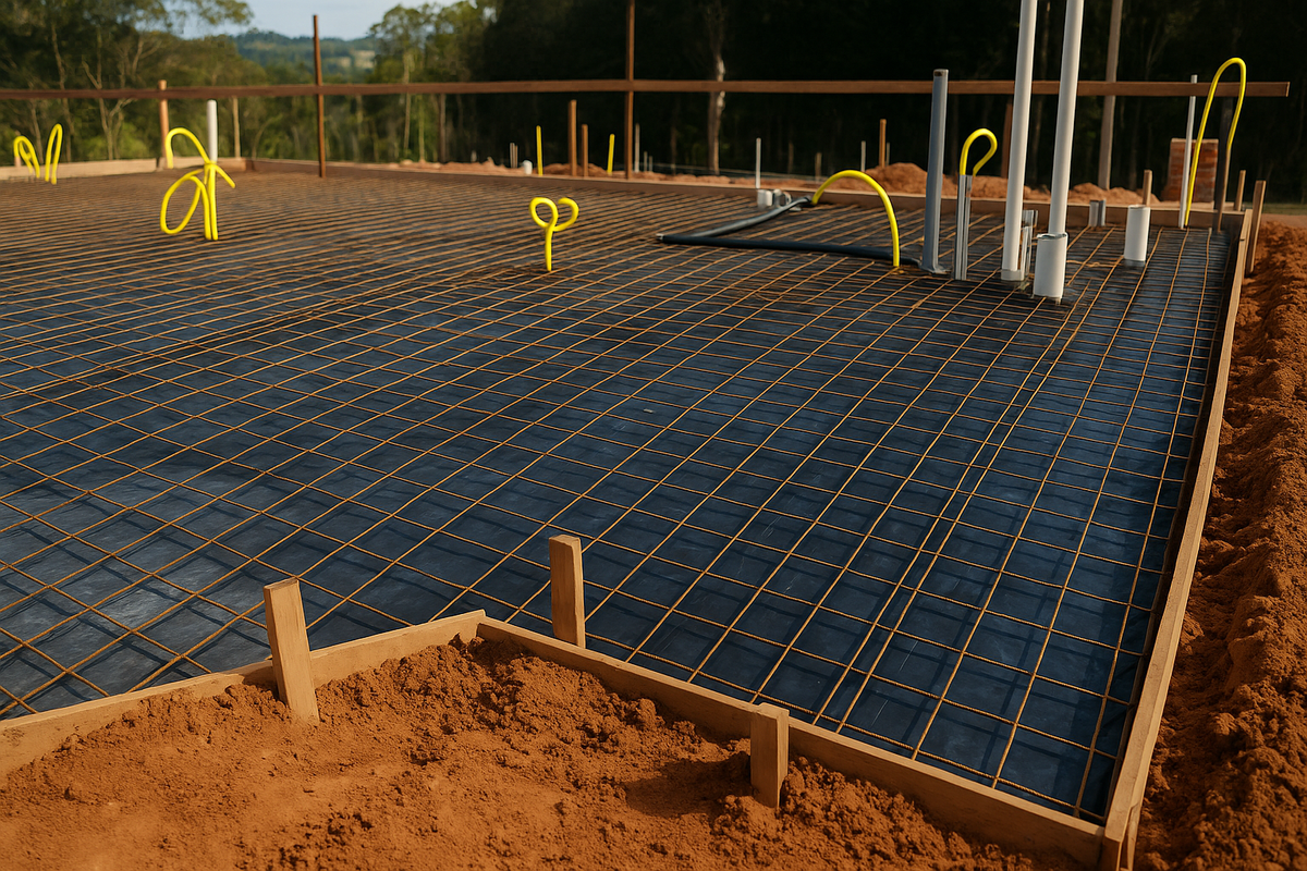 Lona de PVC Reforçada para cobrir asfalto quente em obra rodoviária