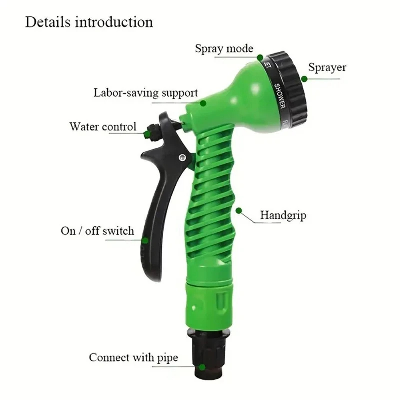 Car Wash Hose Close-Up