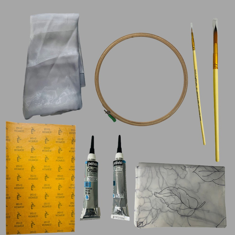Malaysian Batik on Stole DIY Kit 
