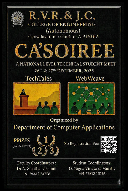CASOIREE Event Poster