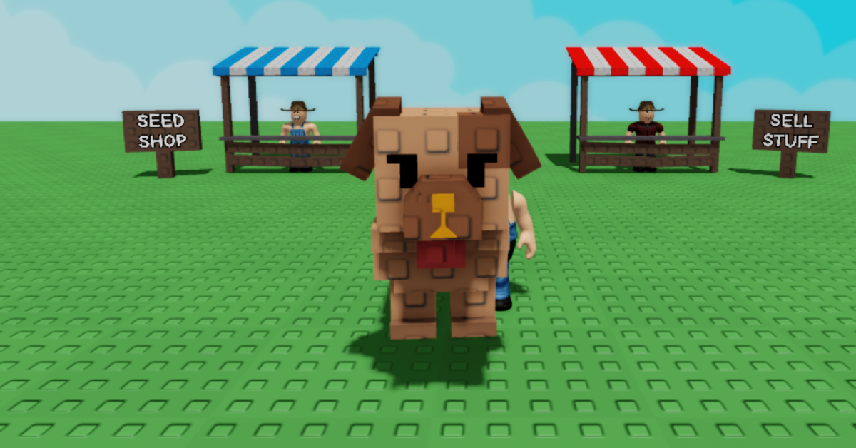 Hotdog Daschund pet in Grow a Garden Roblox