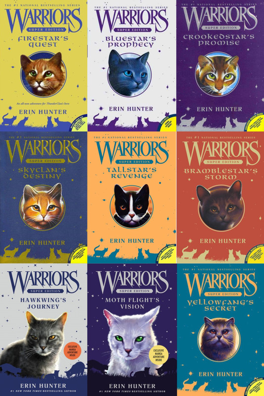 All the Warriors Super Edition Books in Order