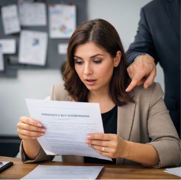 Незаконное изменение условий труда