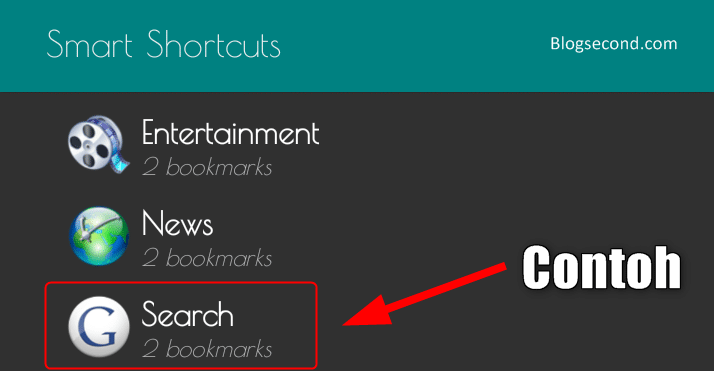 Creating shortcuts on Android with the Smart Shortcuts app