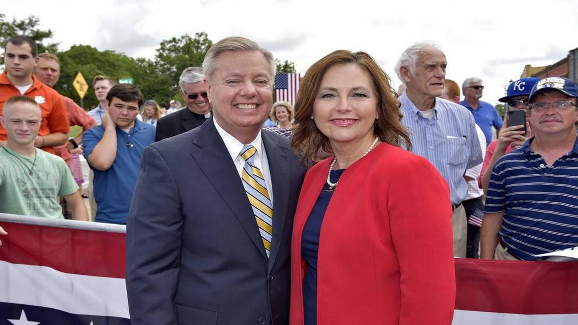 Lindsay Graham with his sister