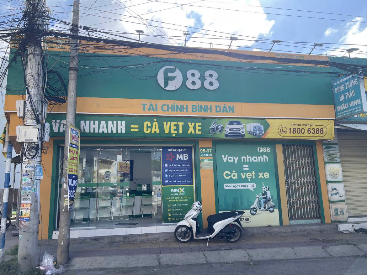 Phòng giao dịch F88 95-97 Yên Ninh – Đang hoạt động