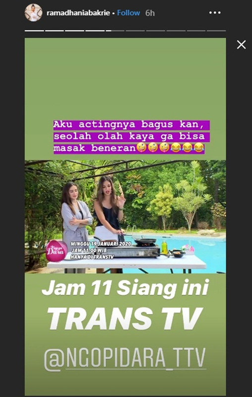 Unggahan Nia Ramadhani