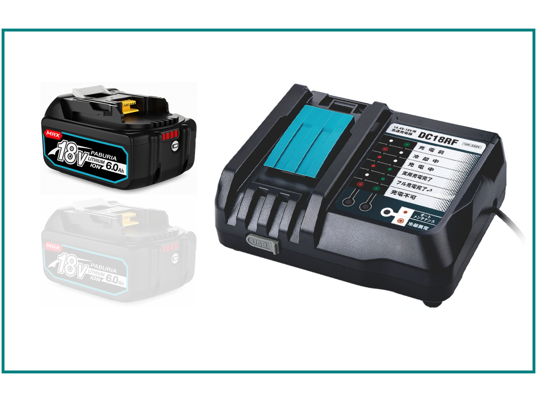 18V6.0Ahバッテリー/DC18RF急速充電器