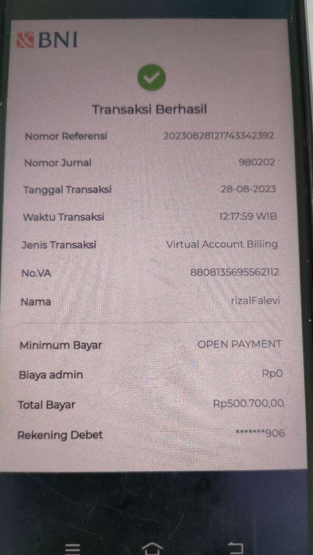 cinta digantung pyment bertindak