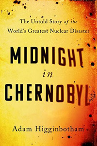 The cover for Midnight in Chernobyl