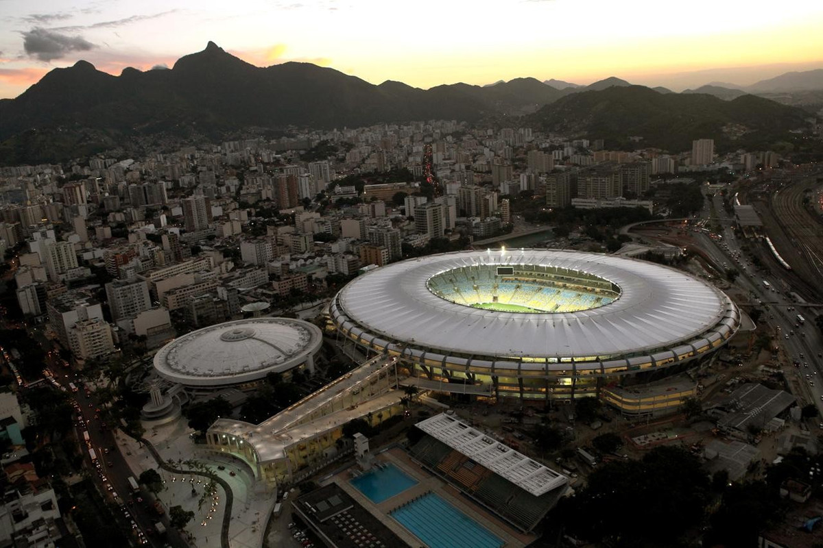 Fachada do Estádio do Maracanã