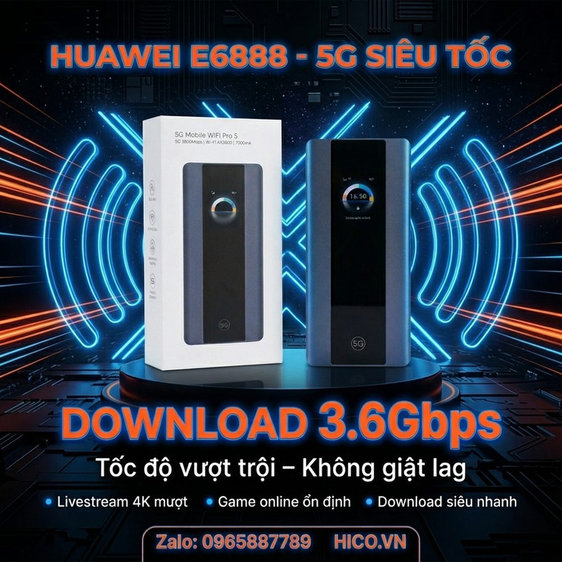 Chi tiết thông số sóng Huawei E6888-982