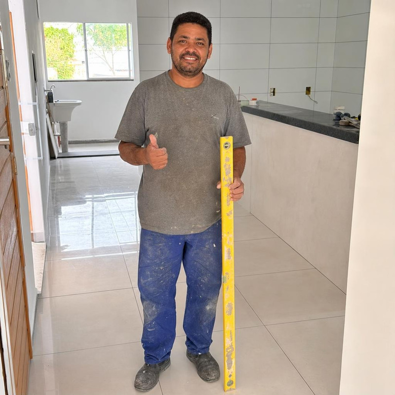 Resultado do aluno Anderson - Piso de cozinha