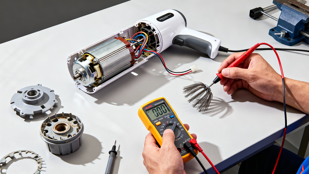 Ремонт двигателя ручного блендера