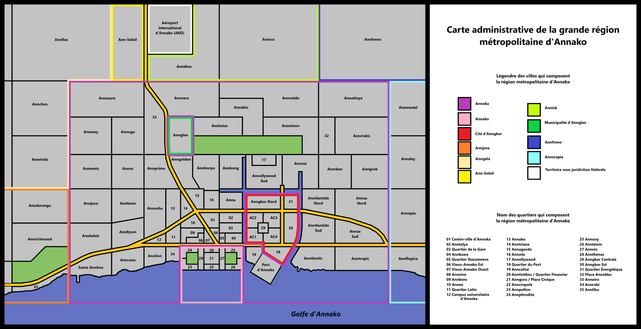 Map Annako administration