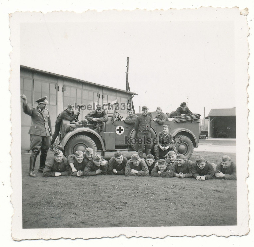 Foto Soldaten einer Sanitätskompanie am Einheits