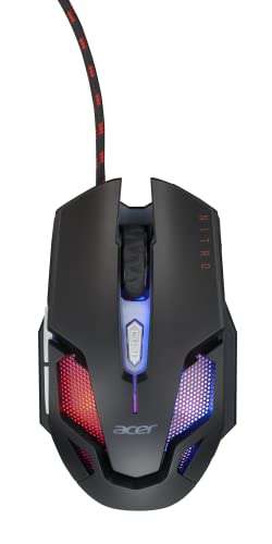 Amazon: ACER - Mouse Nitro Gaming Series III - 6 Botones - 7 patrones de iluminación - DPI Ajustable 
