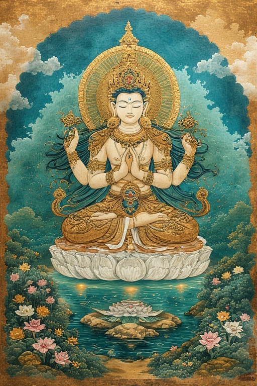 Kalachakra-thangka-paintings-een