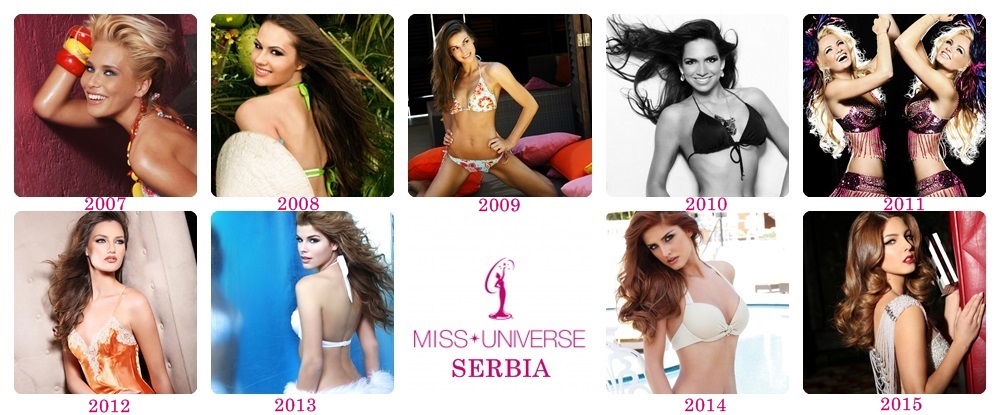 Miss Serbia for Miss Universe ( 1998 - 2024 ) Page