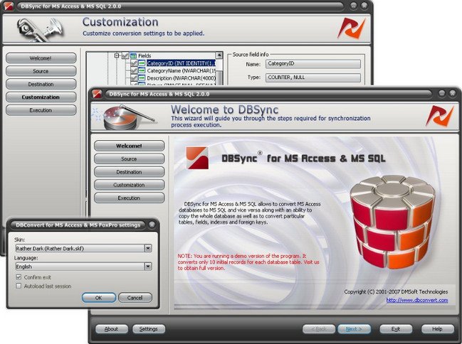 DMSoft DBConvert for Access and MSSQL 6.1.5 Multilingual