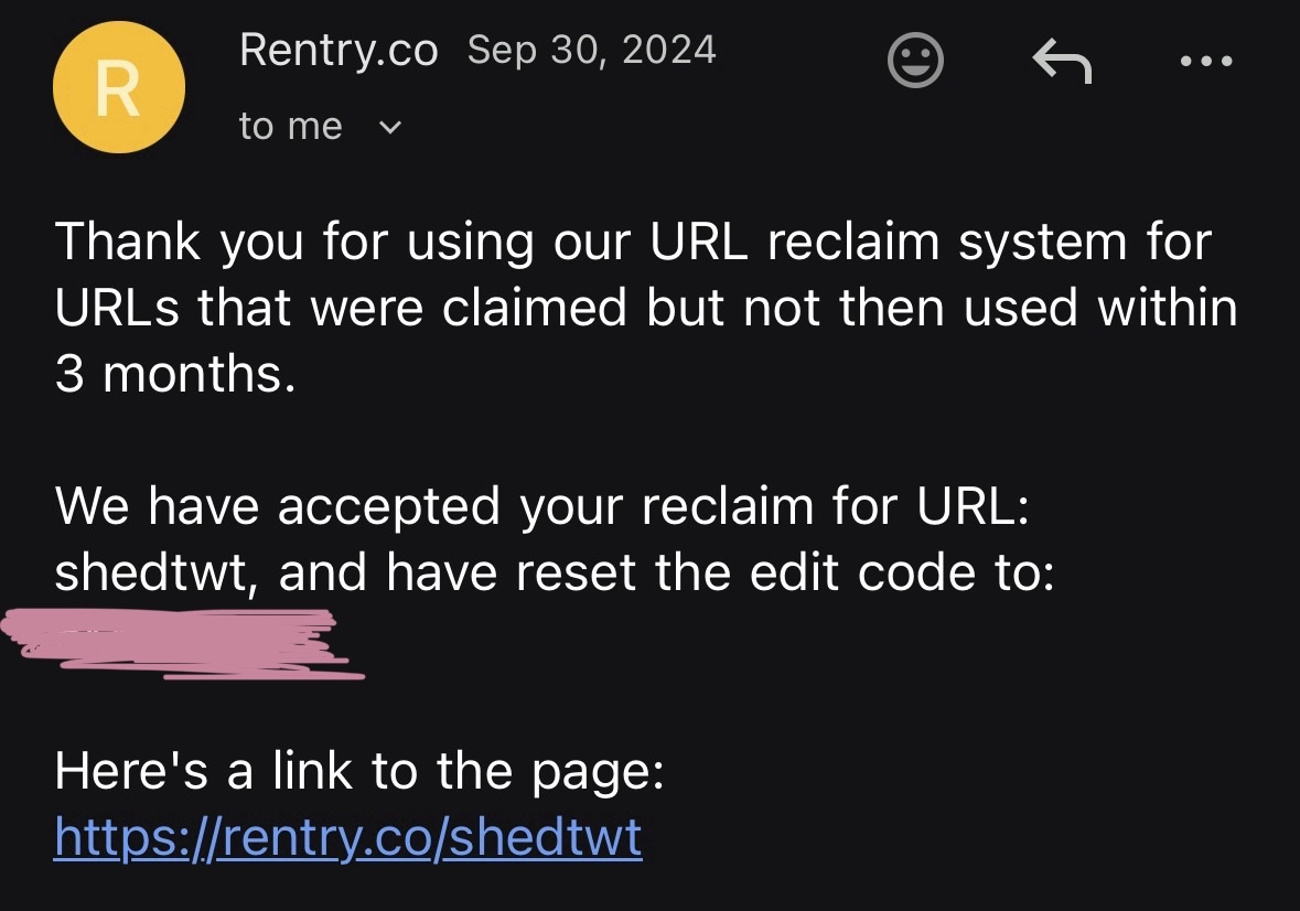 shedtwt 2024 claim