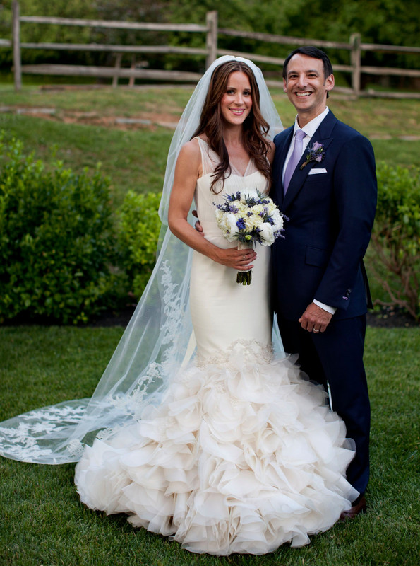 Ashley Biden during her wedding with Howard Krein