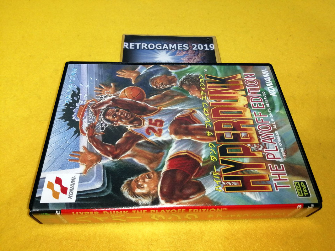KONAMI HYPER DUNK The Playoff Edition SEGA MEGADRIVE RARE