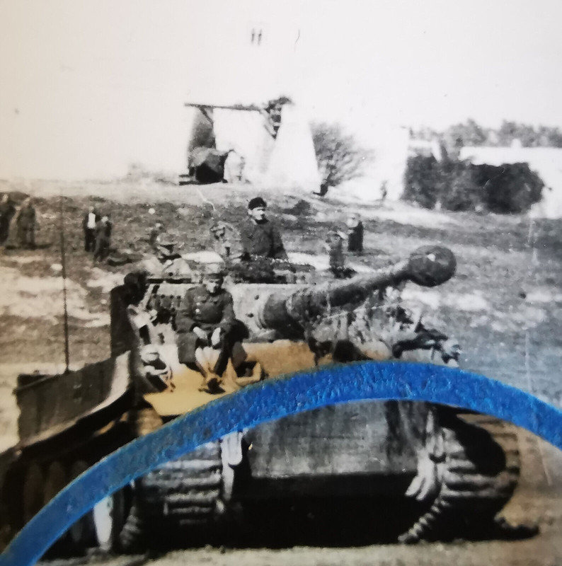 Foto Panzer VI  Tiger  s.Pz.Abt. 501  DAK  Afrikakorps  März 1943 (2)