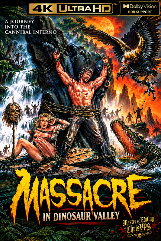 Zagubieni w dolinie dinozaurów / Massacre in Dinosaur Valley (1985) MULTI.UNCUT.HDR.DoVi.Hybrid.2160p.BDRemux.DTS.HD.MA.AC3-ChrisVPS / LEKTOR i NAPISY