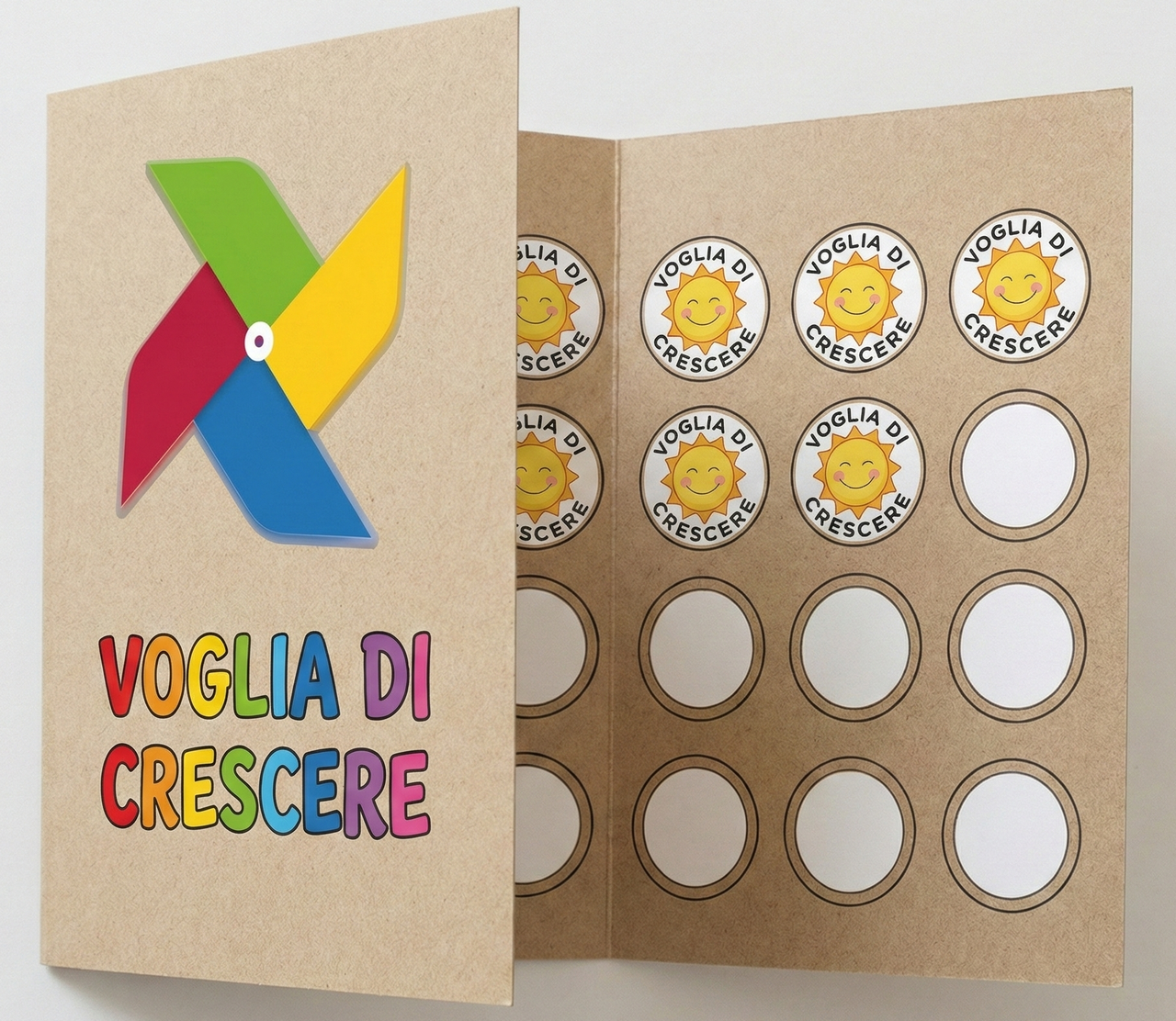 Carta Fedeltà con timbro Voglia di Crescere