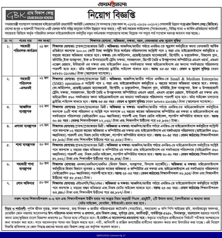 GBK-NGO-Job-2026