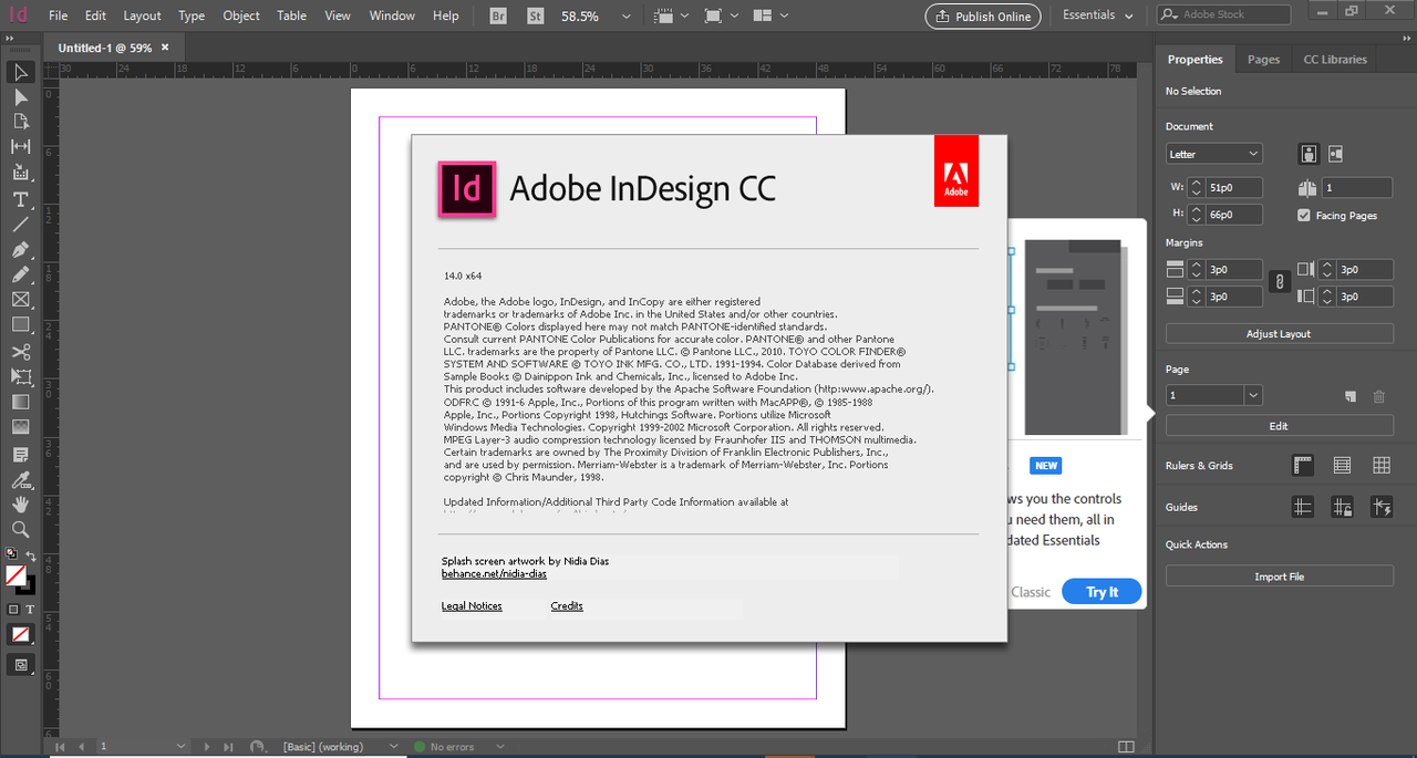 Adobe Indesign CC 2019 14.0.0 (x64) + UPDATED v2 Crack (FIXED)