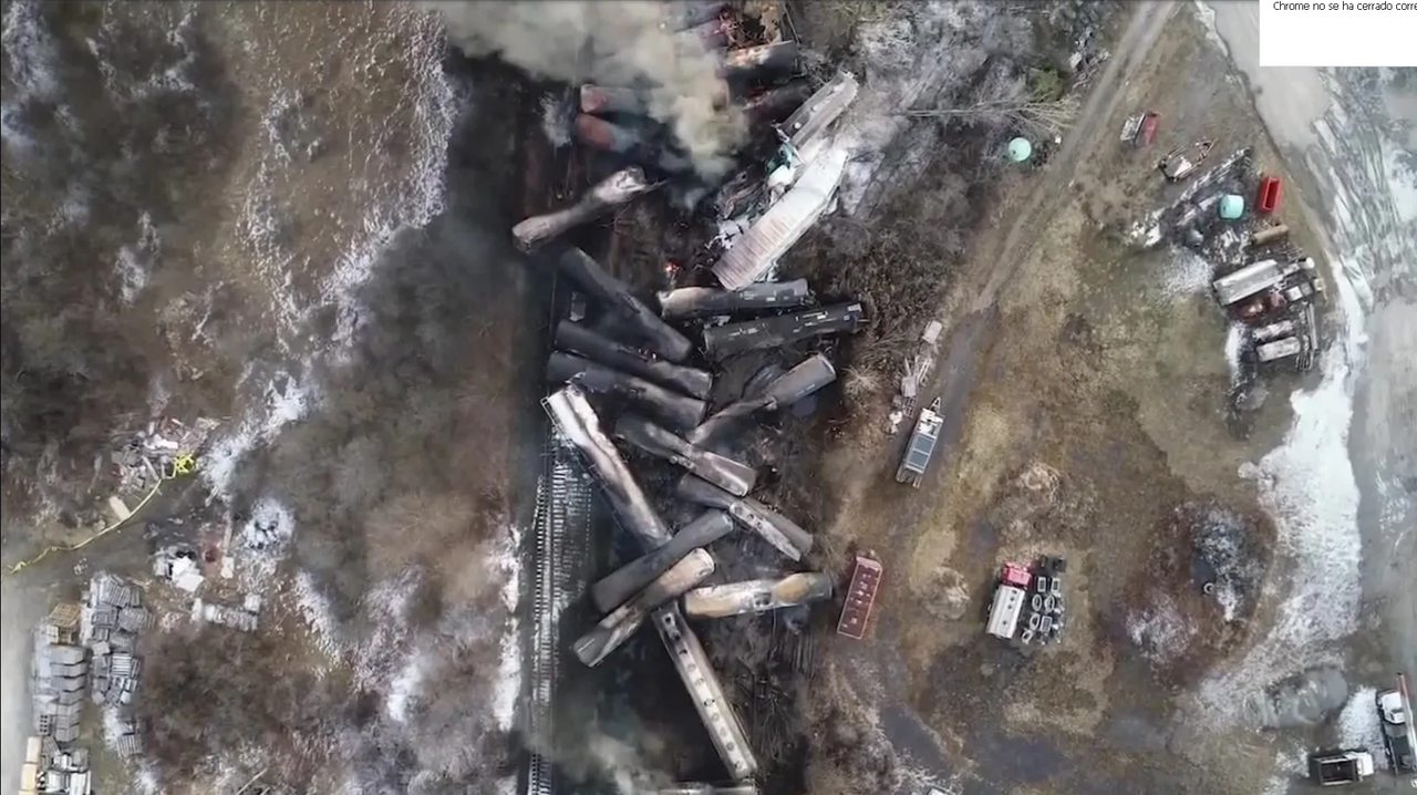 Al menos 43 mil animales murieron tras el descarrilamiento del tren en Ohio