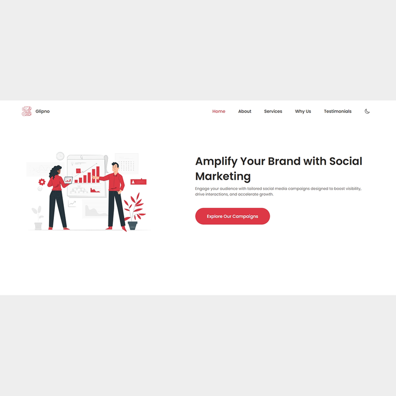 Glipno Responsive Website