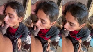 Young whore girl sucking cock openly