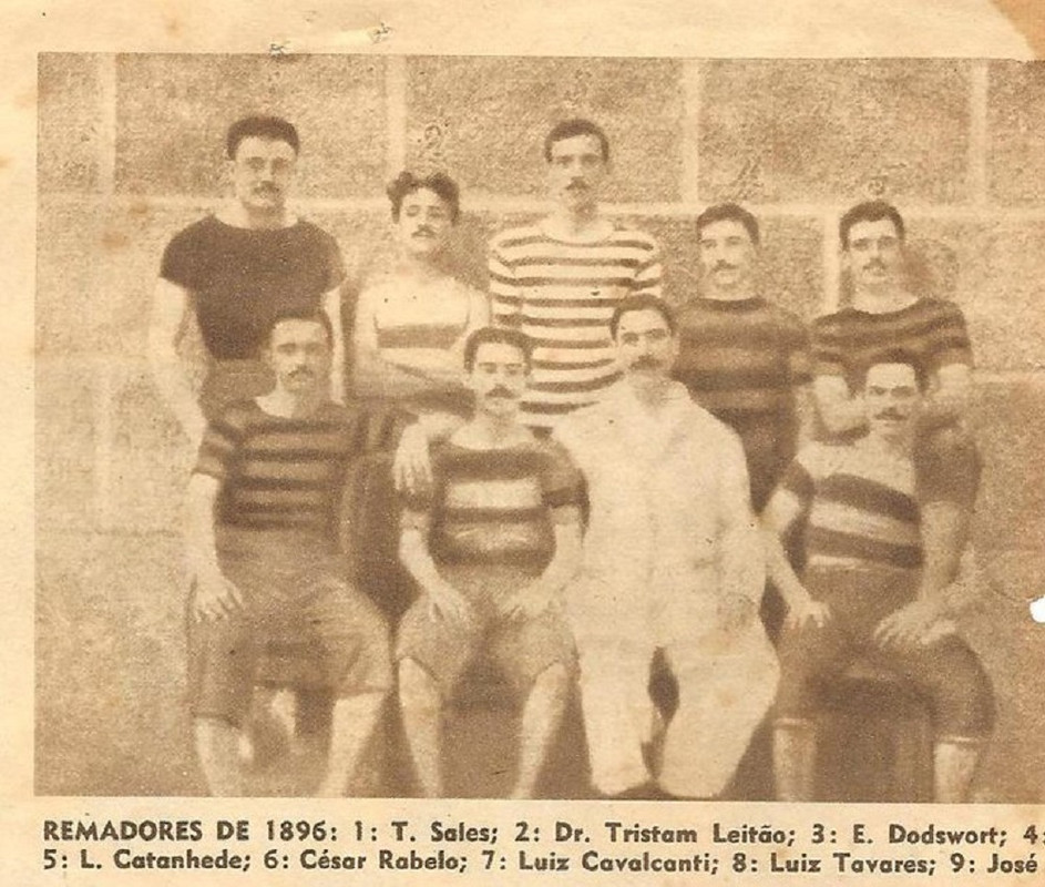 Time de remo do Flamengo em 1896