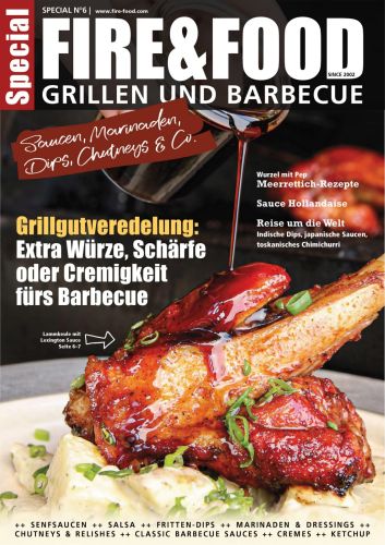 Cover: Fire und Food Spezial Magazin Grillen und Barbecue No 06 2023