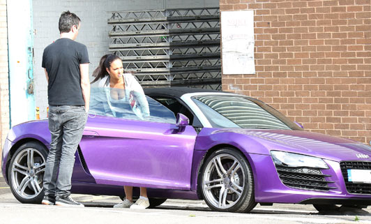 Tulisa's Audi