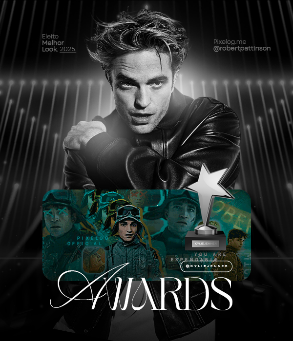 Award modelo PRATA melhor look robertpattinson